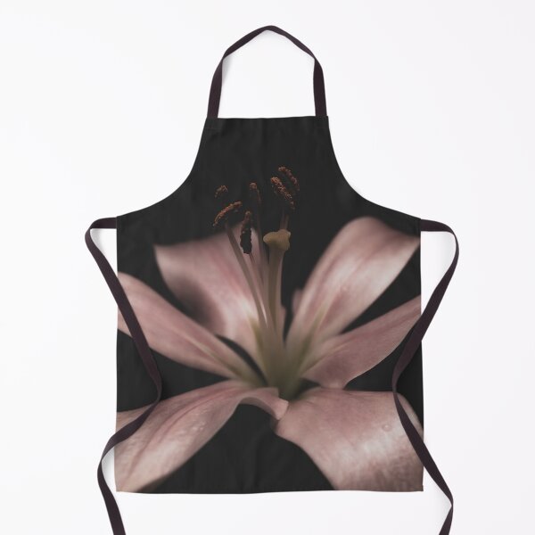 Item preview, Pink Lily on a Black Background - Garden designed and sold by Lisa Thomas.