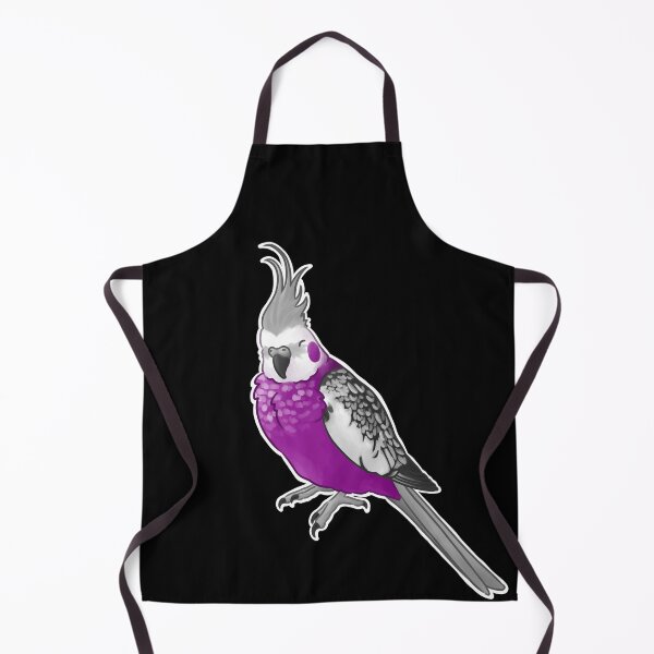 Item preview, Ace Pride Cockatiel designed and sold by AdoraBirdArt.