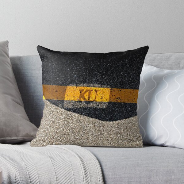 Rock Chalk Sidewalk Throw Pillow