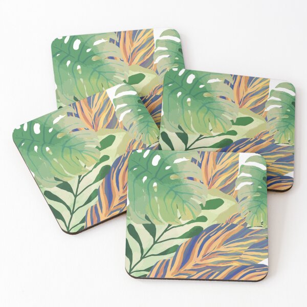 Item preview, Colourful Tropical Vibe Leafy  designed and sold by SweetbeStore.