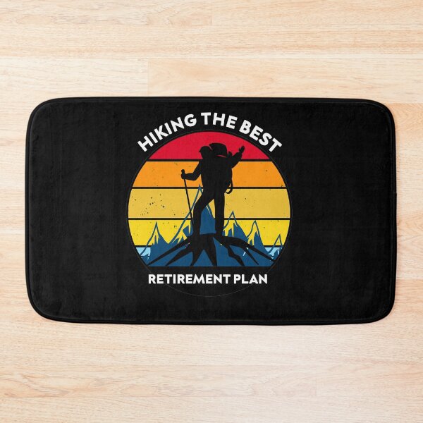 Item preview, Hiking The Best Retirement Plan Vintage designed and sold by zedesigner-.