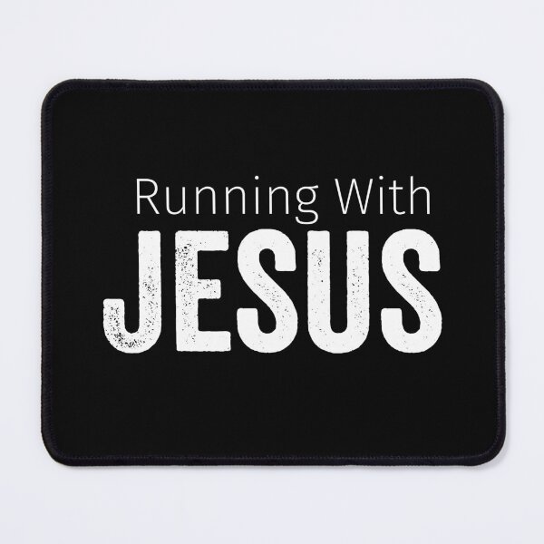 Item preview, Christian Quote - Running with Jesus designed and sold by JacquelineLim.