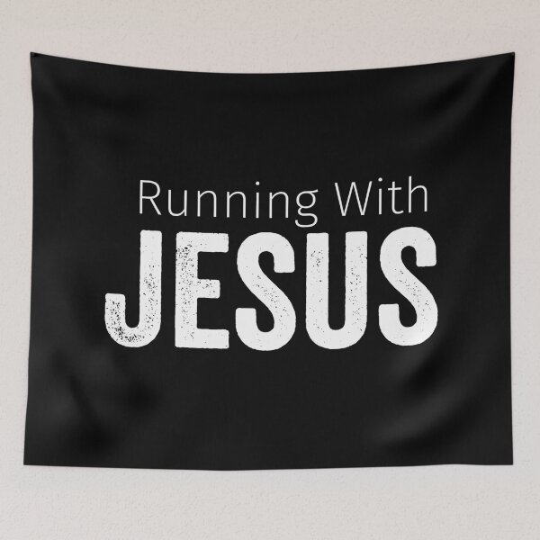 Item preview, Christian Quote - Running with Jesus designed and sold by JacquelineLim.
