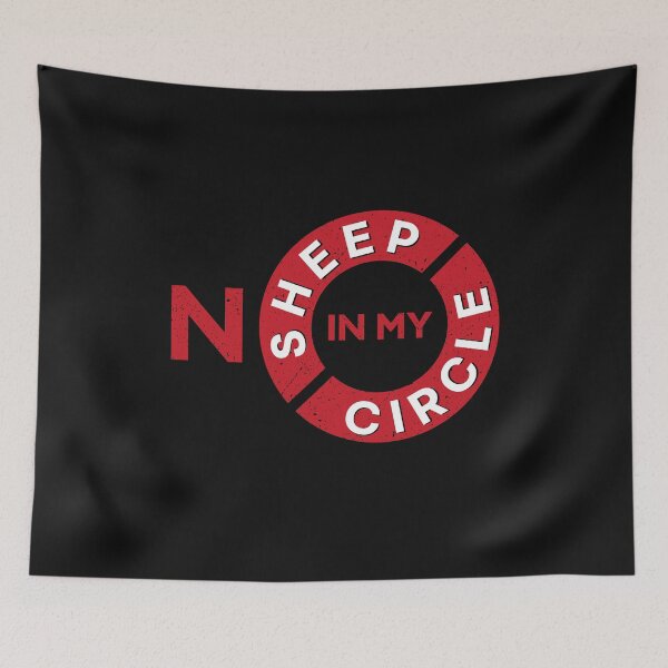 Item preview, No Sheep In My Circle designed and sold by Macer.
