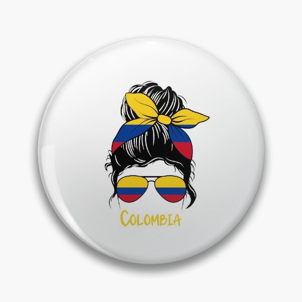 Artikelvorschau, Colombia girl, Proud Flag, Colombia gift heritage, Colombian girlFriend Colombiana entworfen und verkauft von jonathandel.