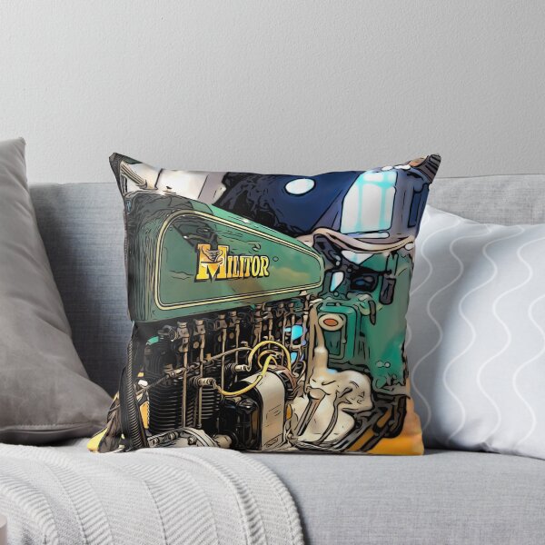 Item preview, Rare Miltior Classic Motorcycle Pop Art designed and sold by LordSwanky.