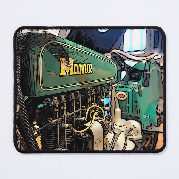 Item preview, Rare Miltior Classic Motorcycle Pop Art designed and sold by LordSwanky.