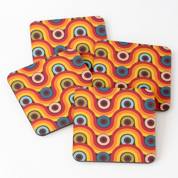 Item preview, Geometric groovy pattern designed and sold by TheSkullArmy.
