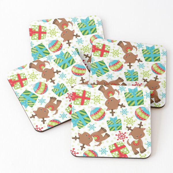 Item preview, Reindeers and gifts - seamless Christmas pattern designed and sold by Kidzz.