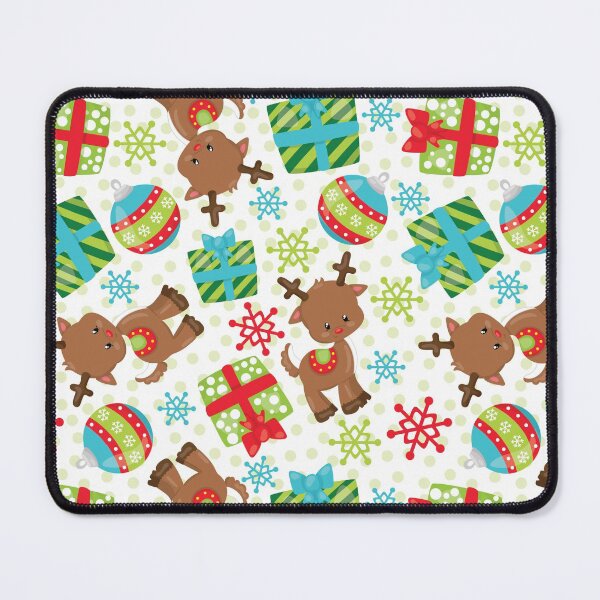 Item preview, Reindeers and gifts - seamless Christmas pattern designed and sold by Kidzz.