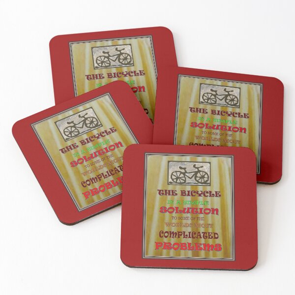 Item preview, BICYCLE : Vintage Saying Print on Wood Panel designed and sold by posterbobs.