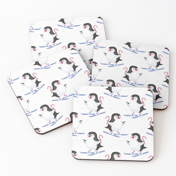Artikelvorschau, Lustige Pinguine Weihnachten Seamless Patterns No.3 - lustiger Pinguin, lustige Muster entworfen und verkauft von Delandor.