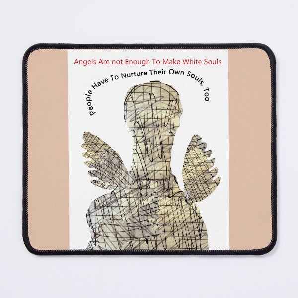 Item preview, Angels Are Not Enough To Make White Souls (Drawing by ACCI) designed and sold by VanyssaGraphics.