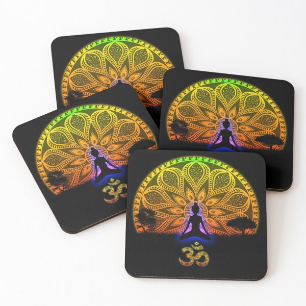 Item preview, Mandala full moon meditation designed and sold by Geek-Nerd-Shop.