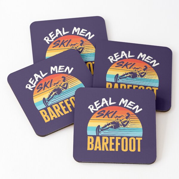 Item preview, Real Men Ski Barefoot Funny Water Skiing Skier designed and sold by jaygo.
