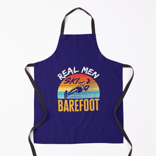 Item preview, Real Men Ski Barefoot Funny Water Skiing Skier designed and sold by jaygo.