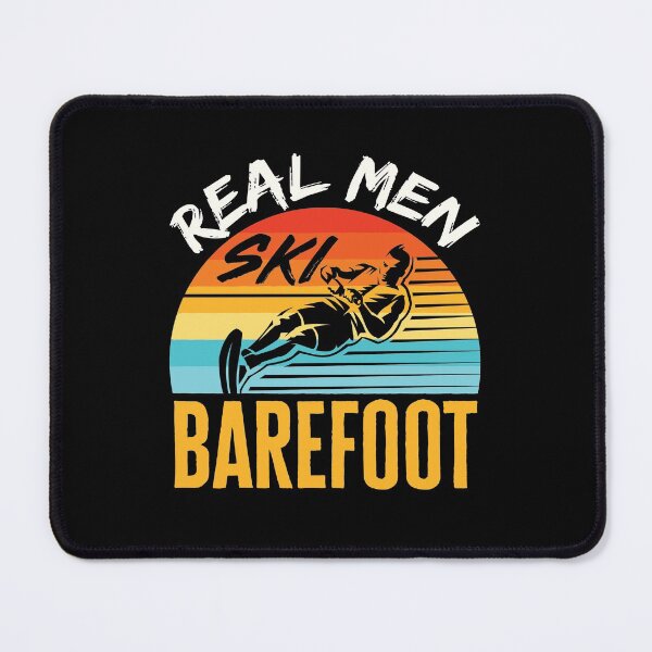 Item preview, Real Men Ski Barefoot Funny Water Skiing Skier designed and sold by jaygo.