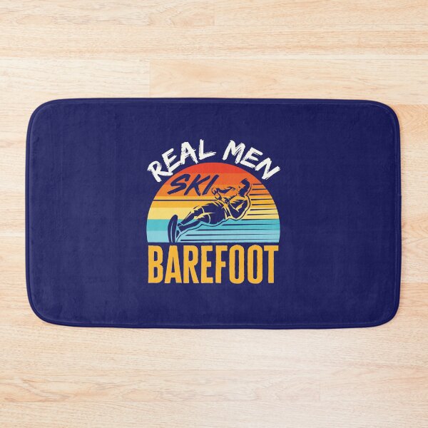 Item preview, Real Men Ski Barefoot Funny Water Skiing Skier designed and sold by jaygo.