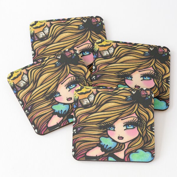 Item preview, Cute Alice in Wonderland Fantasy Art designed and sold by hannahlynnart.