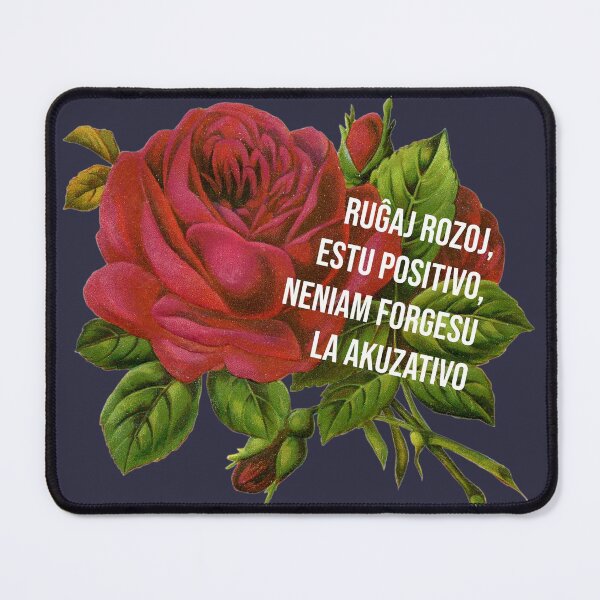 Item preview, Ne forgesu la akuzativon - Rozoj designed and sold by duoblanja.