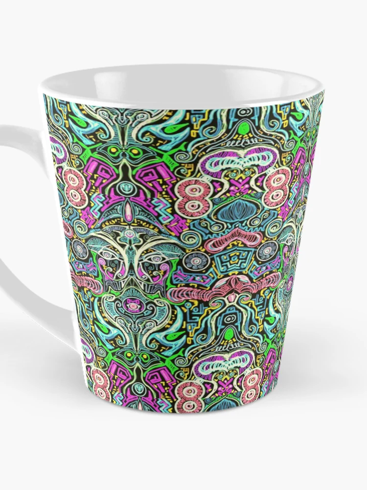 Thumbnail 3 of 4, Coffee Mug, Cyber Oracle designed and sold by Rene-Martin.