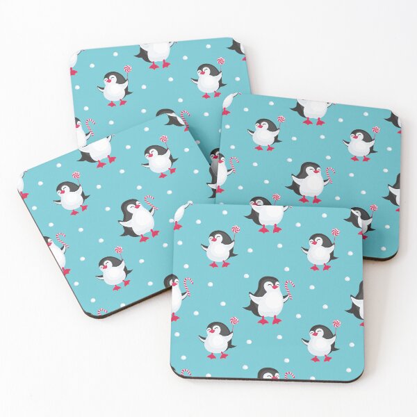 Item preview, Funny Penguins Christmas Seamless Patterns No.4 - funny penguin,  funny patterns designed and sold by Delandor.