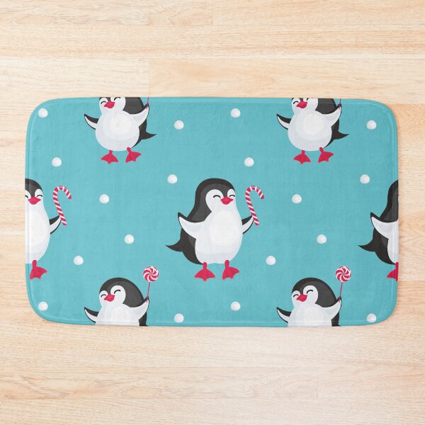 Item preview, Funny Penguins Christmas Seamless Patterns No.4 - funny penguin,  funny patterns designed and sold by Delandor.