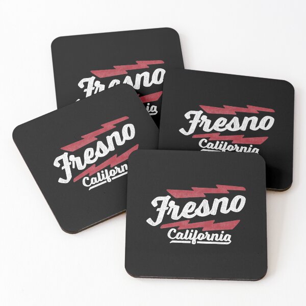 Item preview, Fresno CA | Retro Lightning Rock Logo designed and sold by retroready.