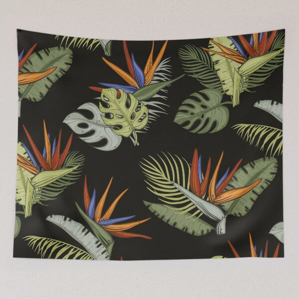 Item preview, Colourful Tropical Vibe Leafy  designed and sold by SweetbeStore.