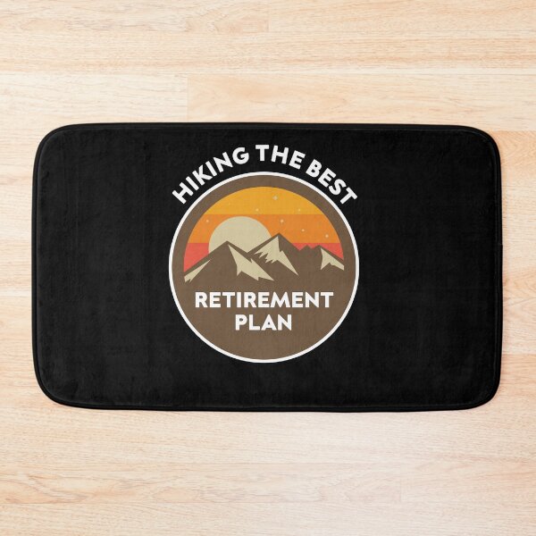 Item preview, Hiking The Best Retirement Plan Vintage designed and sold by zedesigner-.