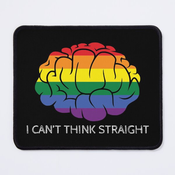 Item preview, I can't think straight - LGBT Brain designed and sold by FallenFeline.