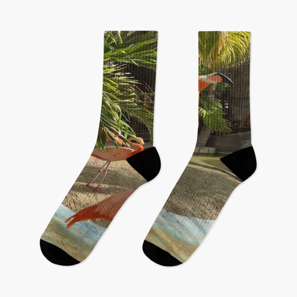 Item preview, Palm Tree Flamingos  designed and sold by Views4Days.