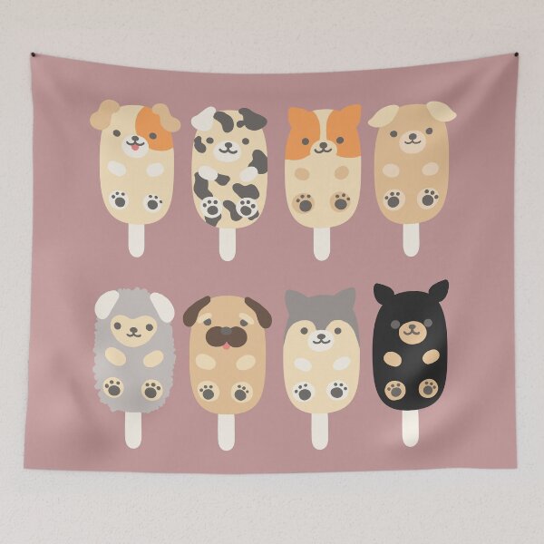 Item preview, Dog Icecream - Kawaii Dogs - Cute Icecream designed and sold by Nossikko.
