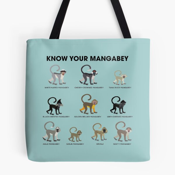 Item preview, Know Your Mangabey designed and sold by Peppermint Narwhal.