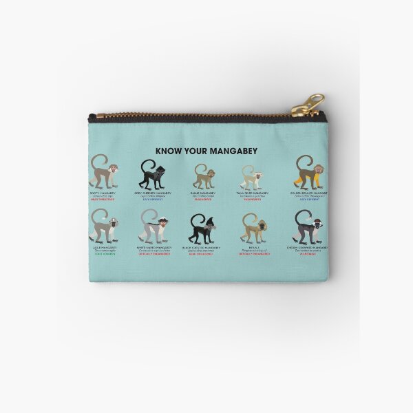 Item preview, Know Your Mangabey designed and sold by Peppermint Narwhal.