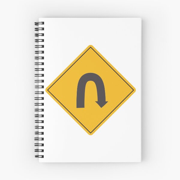 Item preview, Warning traffic sign U-TURN t-shirt | Warning traffic sign U-TURN poster  designed and sold by KARTICK DUTTA.