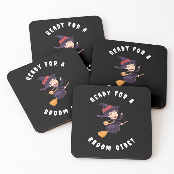 Item preview, Ready For a Broom Ride - Black Witch Broom Ride designed and sold by Recti.