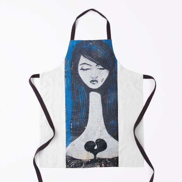Item preview, Retrato azul de mujer designed and sold by jsebouvi.