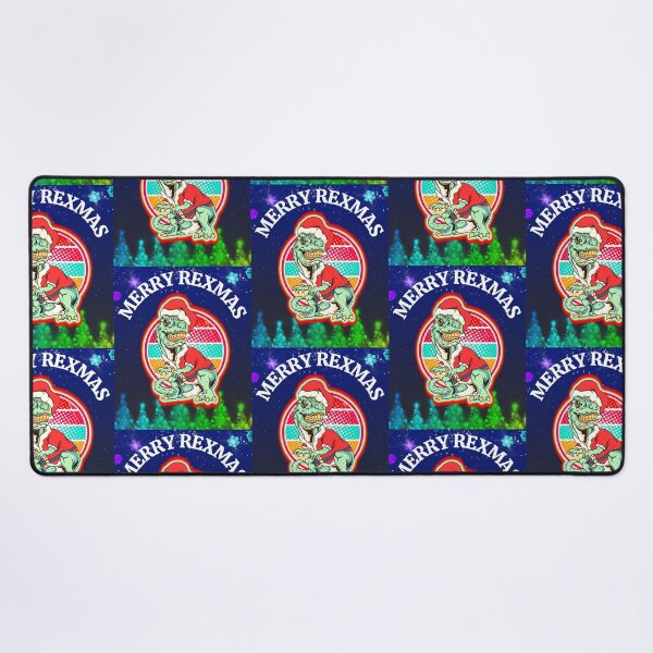 Item preview, Retro T Rex Santa Claus designed and sold by WoodburyLake.