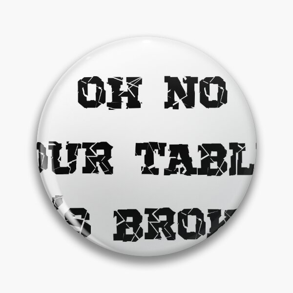 Item preview, oh no our table its broken  designed and sold by Marko Stevic.