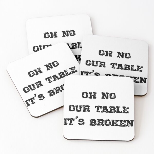 Item preview, oh no our table its broken  designed and sold by Marko Stevic.