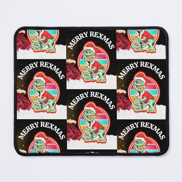 Item preview, Retro T Rex Santa Claus designed and sold by WoodburyLake.