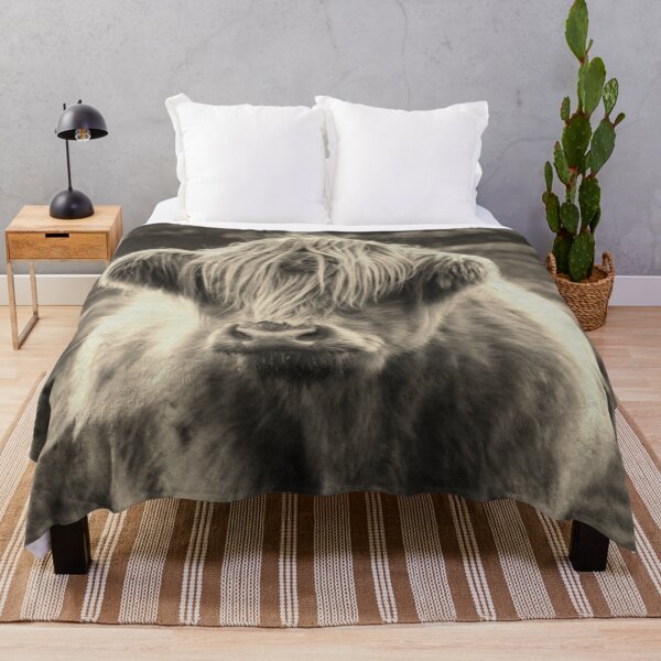 Item preview, Fluffy cow with stylish hair-funny potrait designed and sold by letsaddtocart.