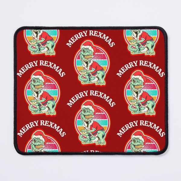 Item preview, Retro T Rex Santa Claus designed and sold by WoodburyLake.