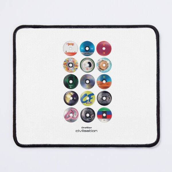 Orelsan - Civilisation couleur Tapis de souris