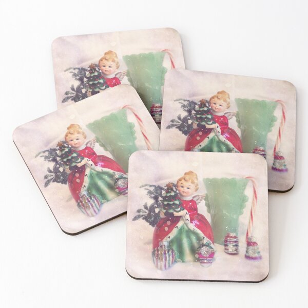 Item preview, holiday angel with ornaments and candy cane designed and sold by Ma Vie Photography.
