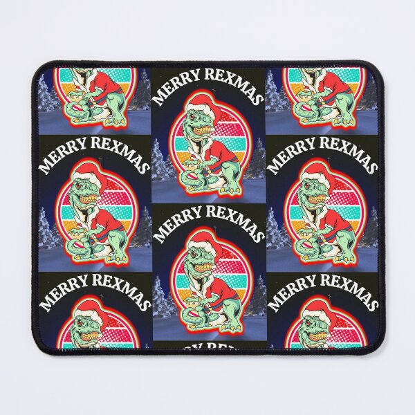 Item preview, Retro T Rex Santa Claus designed and sold by WoodburyLake.
