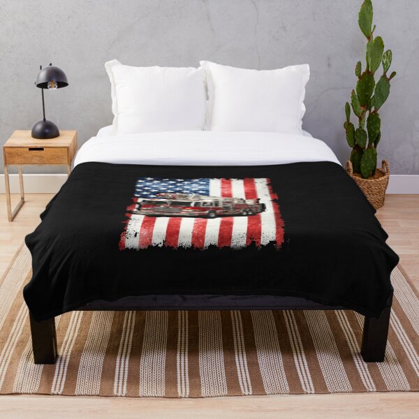 Item preview, Bombero Bombero Camión De Bomberos Bandera Americana designed and sold by backtrending.
