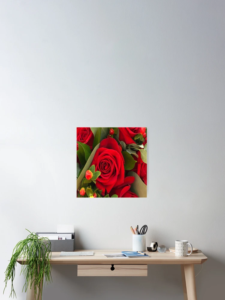Thumbnail 2 of 3, Poster, Red Roses designed and sold by Views4Days.