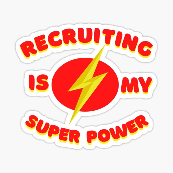 Item preview, Funny Recruiter - Recruiting is my Super Power  designed and sold by Click-Like.